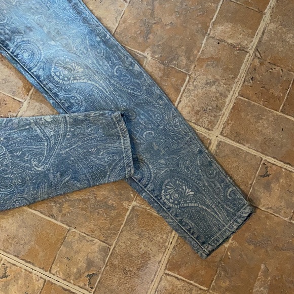 Bullhead Denim paisley pattern ankle skinniest jeans size junior 3 - Picture 3 of 8